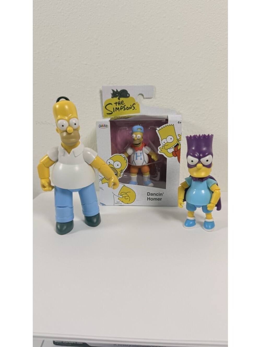 Lot Of 3 Bart And Homer Simpsons Jakks Pacific The Simpsons Action Figure